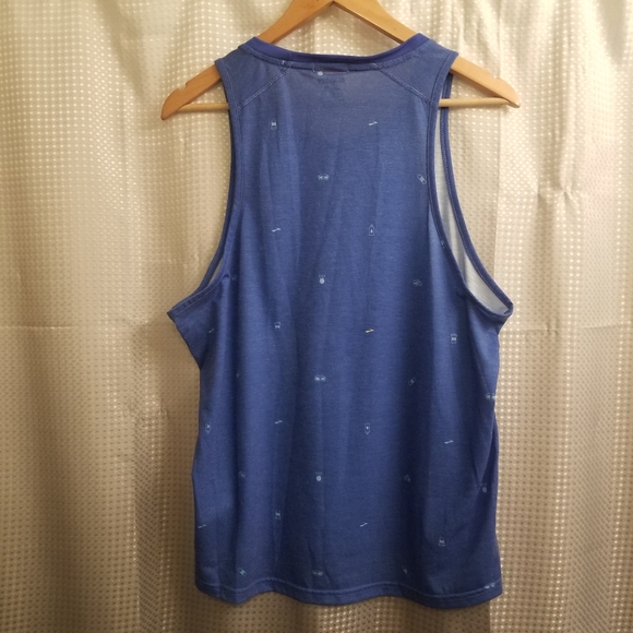 Brooks Patterned Crewneck Running Tank Top Medium - Picture 3 of 5